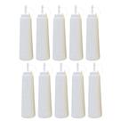 Kit 10 Bisnaga Pote Plástico Para Maionese 400ml Com Tampa
