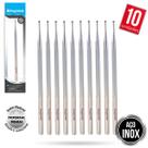 Kit 10 Bisturi Cureta 261 Removedor Cutícula Unha Manicure Pegweb