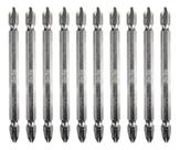 Kit 10 Bits Philips Ponta Ponteira Dupla Magnetica Ph2 110mm