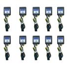 Kit 10 Bloqueador Veicular Automotivo Antifurto Sensor Magnetico Carro Moto 12V