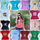 Kit 10 Blusas Feminina T-shirt Modelos Variados 100% Algodão