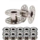 Kit 10 Bobina Carretilha de Metal Alta Maquina Domestica - 1222