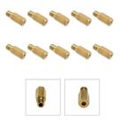 Kit 10 bocal conector hexagonal porca carburador moto furado Kit 10 bocal conector hexagonal porca carburador moto furado