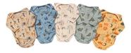 Kit 10 Bodies M/longa Caneladinho Digital Rot Menino Alyaht -