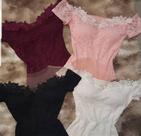 Kit 10 Bodys Renda Com Bojo Cores e Modelos Variados