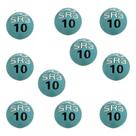 Kit 10 Bolas de Iniciação Nº10 + Bomba de Ar + Calibrador Caneta