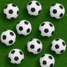 Kit 10 Bolas Dente de Leite Preta e Branca Futebol Infantil