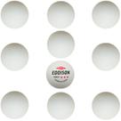 Kit 10 Bolinhas de Tênis de Mesa Ping Pong ABS ME-E001 Uso Profissional e Recreativo (Branca)