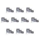 Kit 10 Bornes BTWI 3S Push In Com Mola 24A 2,5mm² Weg
