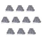 Kit 10 Bornes Triplo BTWI Push In Com Mola 24A 2,5mm² Weg