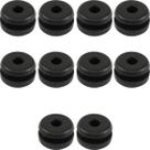 Kit 10 borracha coxim fixação tampa lateral DT180 DTN DTZ RD125 RD135 RDZ