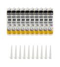 Kit 10 Borracha Silicone Acético 256g Para Reparo Manutenção Uso Geral