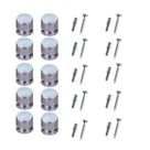 Kit 10 Botão Francês Metal Para Fixação De Espelhos Kit 10 Botão Francês Metal Para Fixação De Espelhos