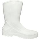 Kit 10 Botas PVC Vulcaflex Cano Médio Sem Forro Sem Bico 110Vflex Marluvas CA 42291 Cor:BrancoTamanho:34
