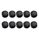 Kit 10 Botões Footswitch Topper Pedal Top Santo Angelo Preto