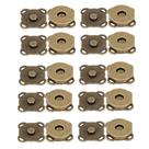 Kit 10 Botões Magnéticos 18mm Fecho Imantado Bronze P/ Costurar imã