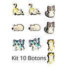 Kit 10 Botons Para Babuches Chinelos Bolsas Moda Estojo