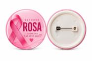 KIT 10 Bottons Botons Broches Americano Personalizado Outubro Rosa - 3,5 cm de diametro KIT 10 Bottons Botons Broches Americano Personalizado Outubro Rosa - 3,5 cm de diametro
