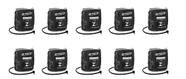 Kit 10 Braçadeiras 33x43cm Universal Para Medidor De Pressão Preto