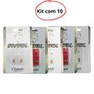 Kit 10 Brincos Studex Farmácia Infantil Adulto Folheado Ouro