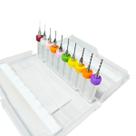 Kit 10 Broca para Micro Retifica Haste 1/8 Charbs