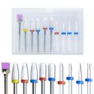 Kit 10 Brocas Cerâmica Escovinha Unhas de Gel Lixadeira Nail Drill Alongamento de Unhas Manicure Kit 10 Brocas Cerâmica Escovinha Unhas de Gel Lixadeira Nail Drill Alongamento de Unhas Manicure