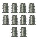 Kit 10 Buchas Americanas Para Madeira 5/16 X 18mm Metal Zamak