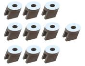 Kit 10 Buchas Puxador Da Porta Descansa Braço Volkswagen GM - Auto Parts Acessórios