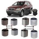 Kit 10 buchas suspensão traseira sorento 2003 2004 2005 2006 2007 2008 2009