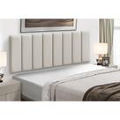 Kit 10 Cabeceiras Painel Modular Cama Box King Veludo Bege Madelina Decor