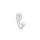 Kit 10 Cabide Gancho Simples Pequeno Branco Ref. 4100 - Loth