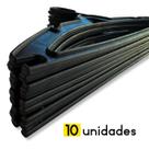 Kit 10 Cabides Adulto Preto Com Alça