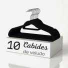 Kit 10 Cabides Adulto Veludo para Roupas Antideslizante Giratório