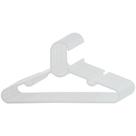 Kit 10 Cabides Branco Plástico - Buba