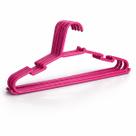 Kit 10 Cabides Rosa Adulto Resistente Antiderrapante