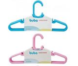 Kit 10 cabides rosa azul bebê infantil buba