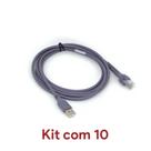 Kit 10 Cabo Usb Leitor Symbol Motorola Zebra Ls2208 / Ls7708 / DS