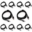Kit 10 Cabos De Impressora Usb 2.0 High Speed De 1.5 Metros