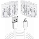 Kit 10 Cabos Micro USB V8 Carregamento Dados Revenda Atacado Kit 10 Cabos Micro USB V8 Carregamento Dados Revenda Atacado