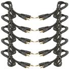 Kit 10 cabos p2 + p2st 2,0m preto Kit 10 cabos p2 + p2st 2,0m preto