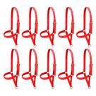 Kit 10 Cabrestos de Fita para Bezerro SV39017 - Vermelho
