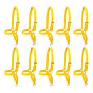 Kit 10 Cabrestos de Fita para Bezerro SV39021 - Amarelo