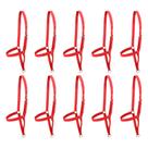 Kit 10 Cabrestos de Fita para Vaca SV39034 - Vermelho