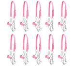 Kit 10 Cabrestos para Bezerro com Corrente SV39023 - Rosa