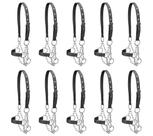 Kit 10 Cabrestos para Bezerro com Corrente SV39026 - Preto