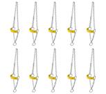Kit 10 Cabrestos para Vaca com Corrente e Regulagem SV39038 - Amarelo