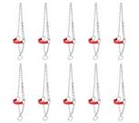 Kit 10 Cabrestos para Vaca com Corrente e Regulagem SV39040 - Vermelho