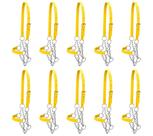 Kit 10 Cabrestos para Vaca com Corrente SV39043 - Amarelo
