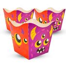 kit 10 Cachepo Papel cartonado Decoração Monstros festa