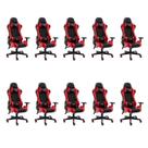 Kit 10 Cadeiras Gamer Giratória One Shot